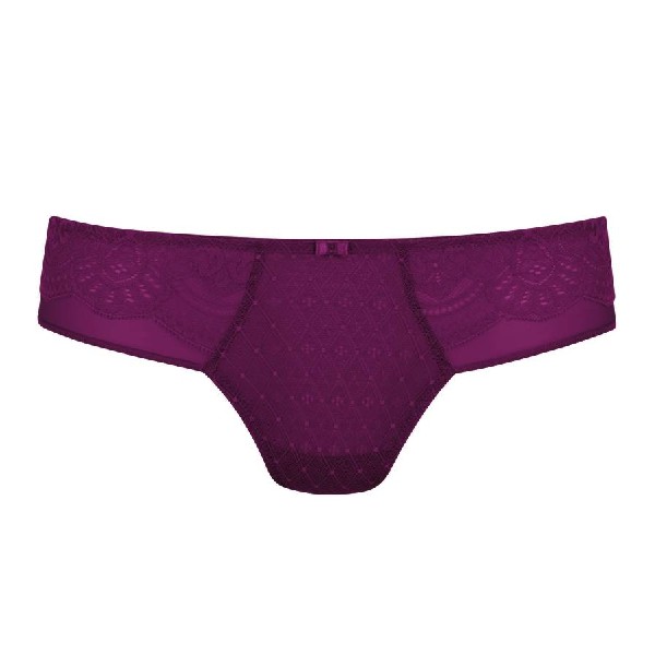 braguita tanga color rosa vino morado