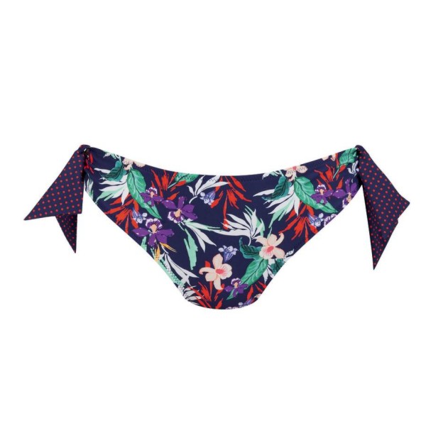 Artículo braguita talle bajo de lacitos color estampado floral 