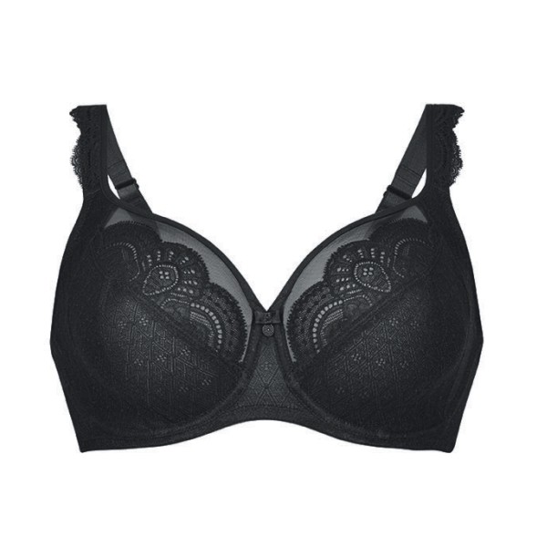 Producto sujetador con aros copa I color negro