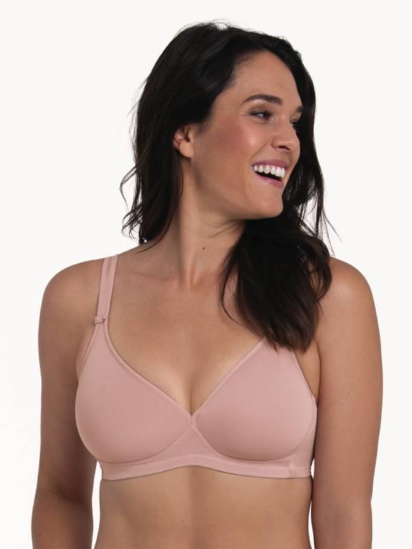 sujetador sin aros rosa 