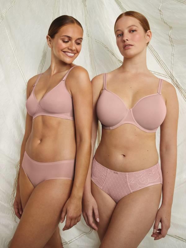 sujetador sin aros rosa 