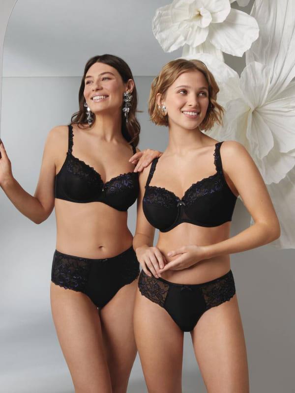 sujetador con aro talla grande negro