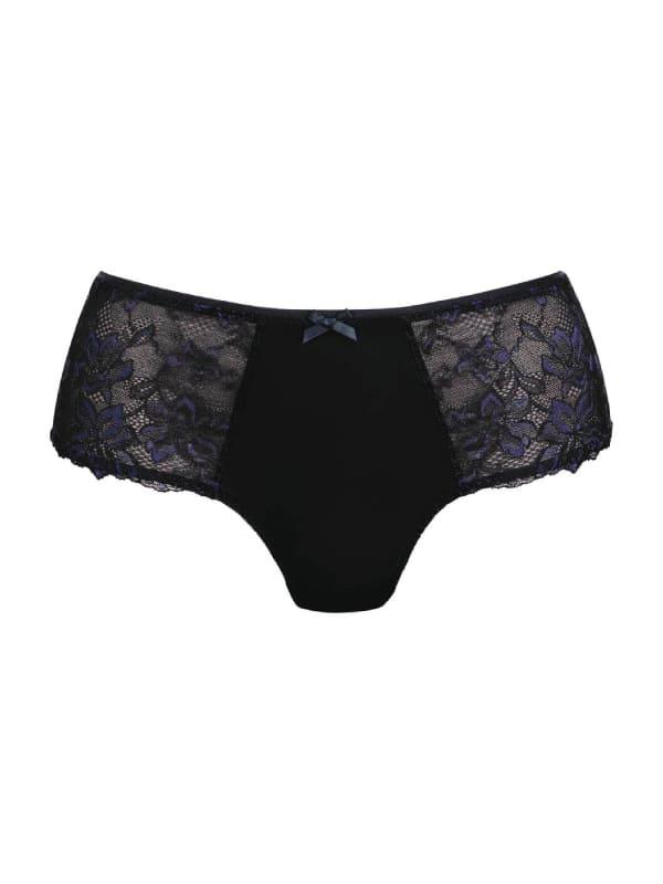 braga culotte bordada negra