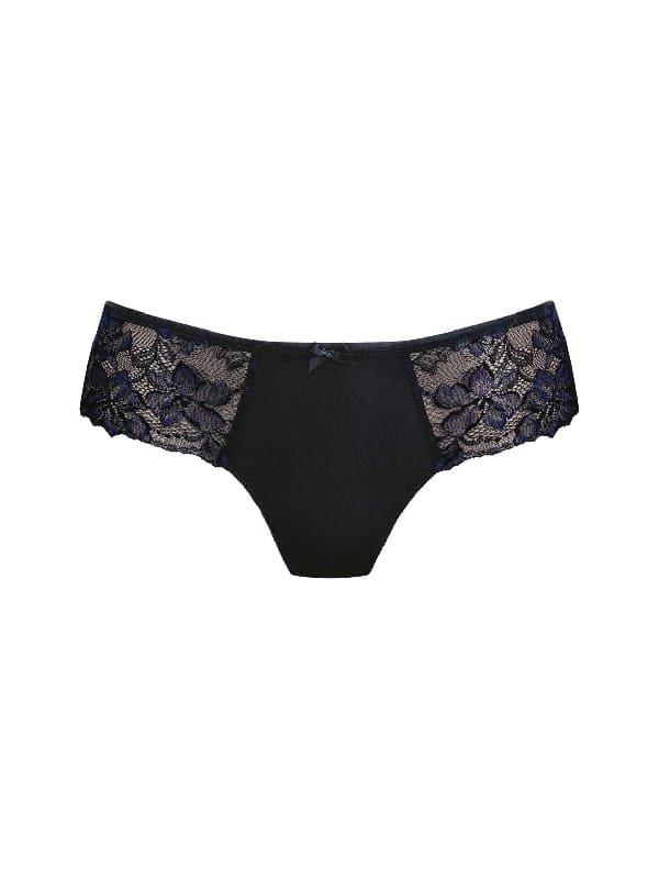 braga tanga bordada negra