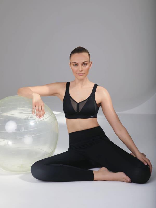 Sujetador deportivo con relleno cruzado a la espalda