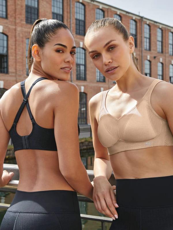 Sujetador deportivo con relleno cruzado a la espalda