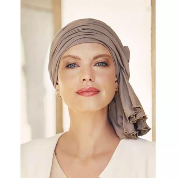 gorro oncologico marron
