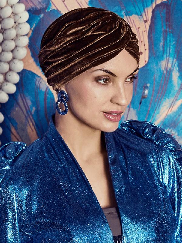 turbante oncologico terciopelo