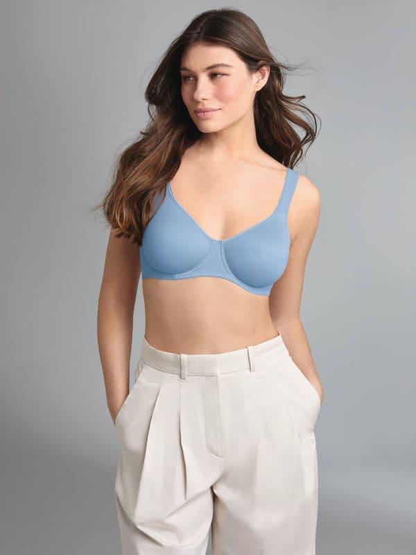 Sujetador con aros azul claro copa preformada