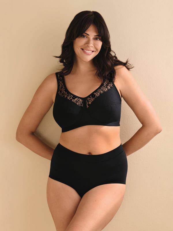 sujetador de anita comfort tirante ancho negro