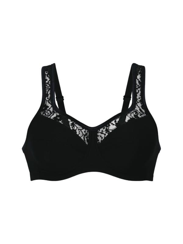 sujetador de anita comfort tirante ancho negro