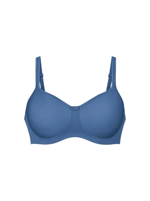 sujetador para protesis con forma de anita care azul liso
