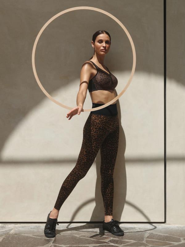 sujetador deportivo animal print